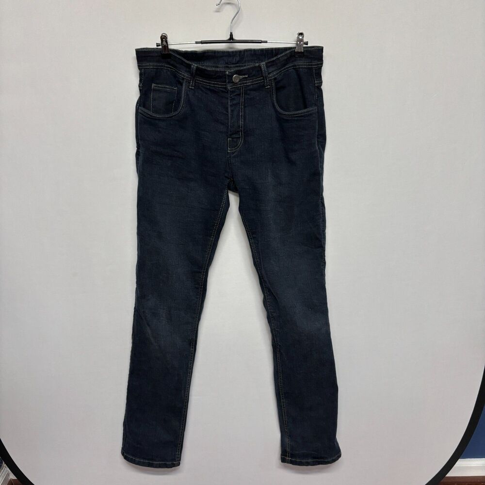 Street & Steel Size 34 Moto Riding Aramid Knee Seat Reinforcement Jeans D125 -29
